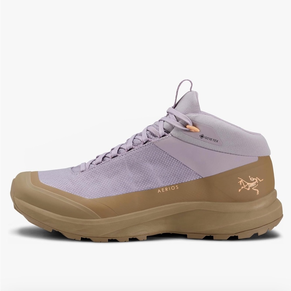 Arc'teryx Women's Lace-Up Boots in Light Lavender and Tan
